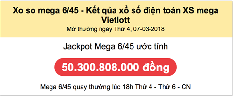 Jackpot uoc tinh thu 4 hom nay 7-3
